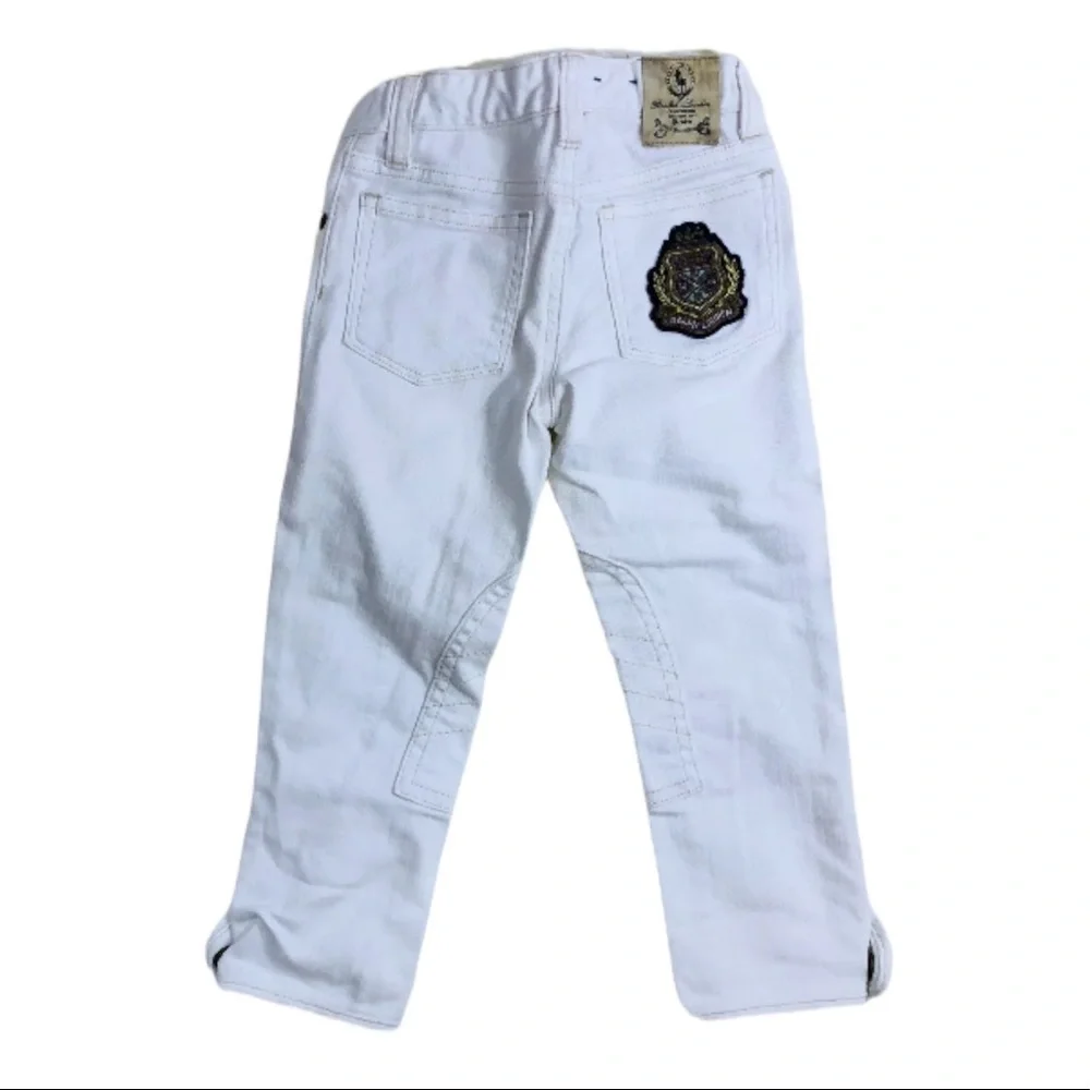 Ralph Lauren Crest White Jeans